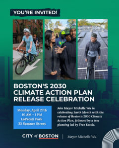 Boston 2030 Climate Action Plan Release Celebration