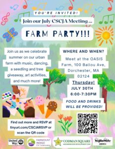 July Codman Square Climate Justice Alliance Meeting